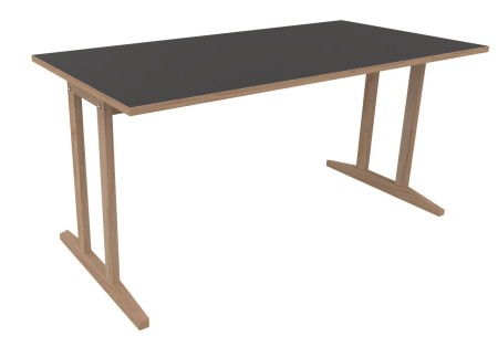 Table Soline piètement à dégagement latéral - 160x80 cm